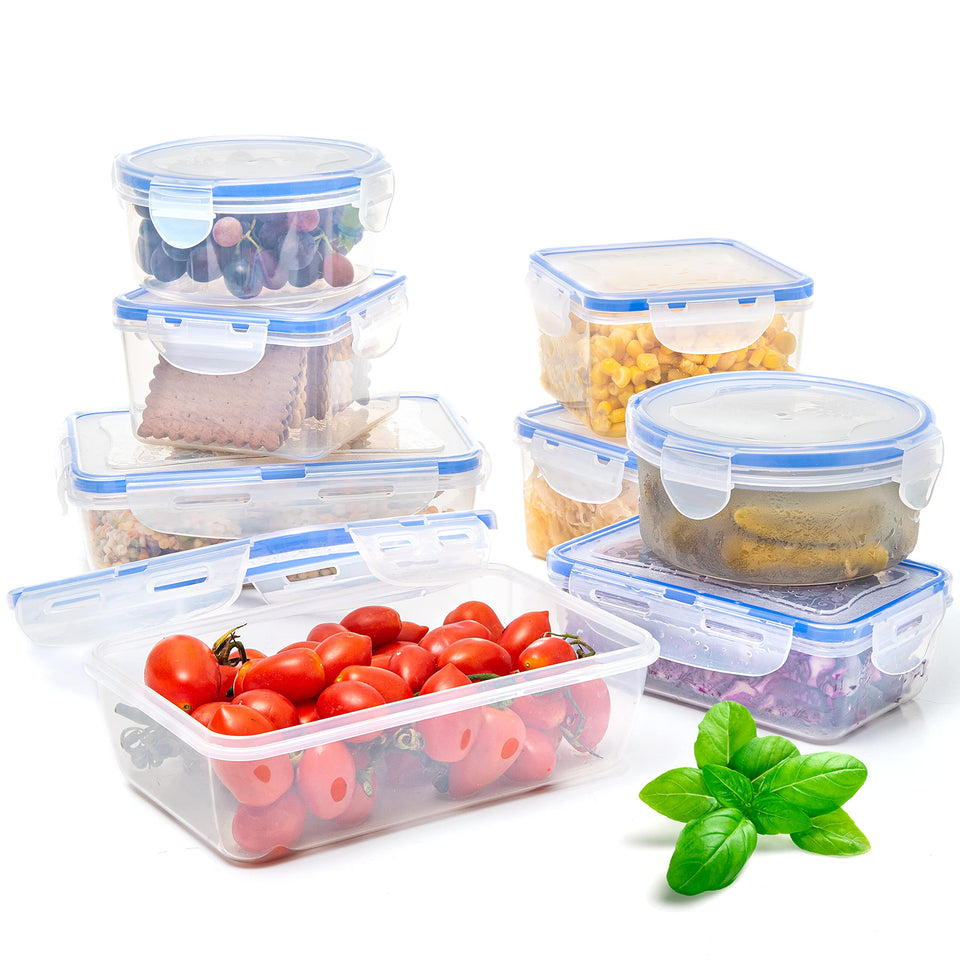 Moss and Stone 16 piece set with airtight lids keeps leftovers fresh