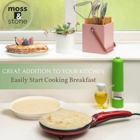 Moss and Stone crepe maker ideal for pancakes and chapati at home.