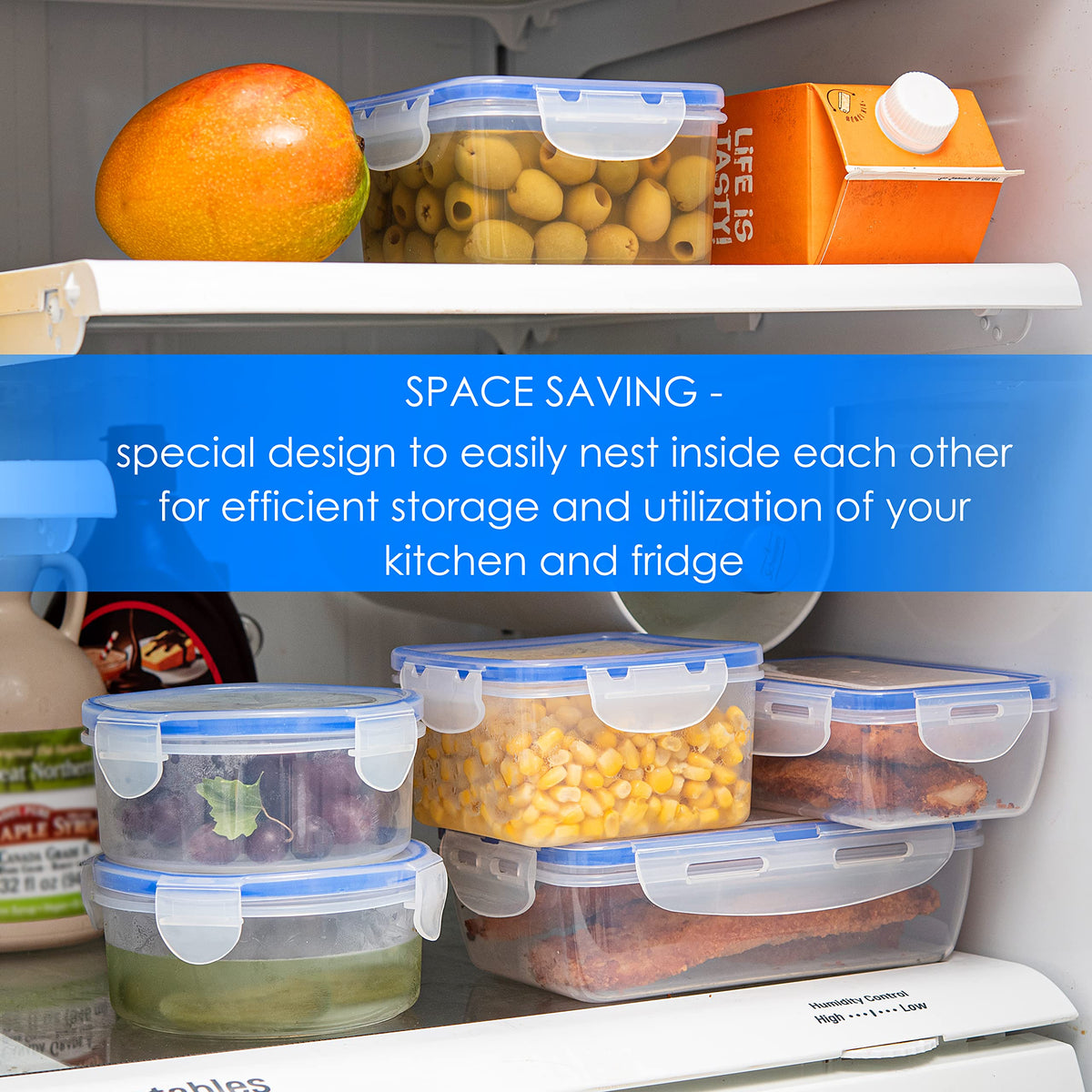 Moss and Stone safe for freezer and fridge storage for versatile use