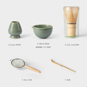 Mossen bamboo whisk and holder: natural whisking with a safe, steady grip.