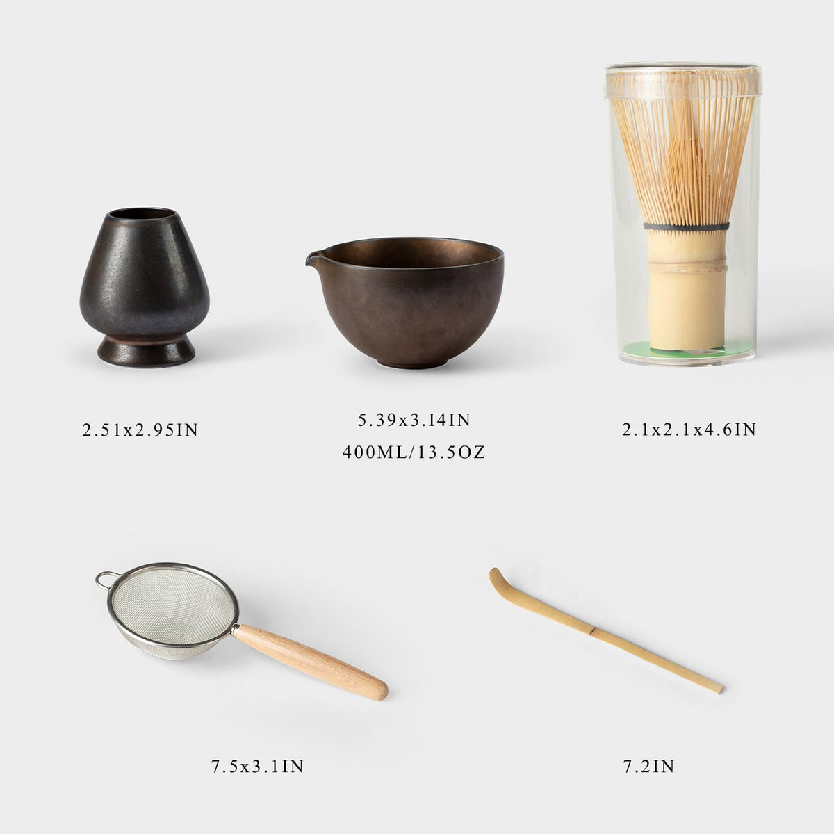 Mossen bamboo whisk designed for creamy froth and even whisking.