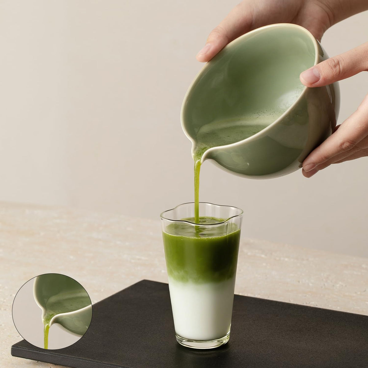 Mossen ceramic 15oz bowl close-up: ample capacity for whisking and serving.