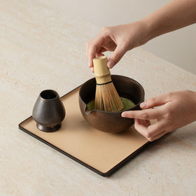Mossen matcha sifter creates fine, lump-free powder for a perfect brew.