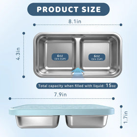 Mostdream stainless steel lunch box for kids, sturdy and easy to carry.