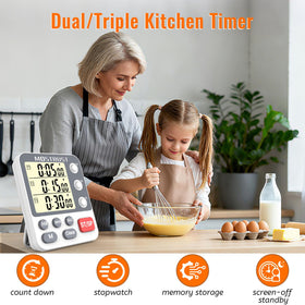 MOSTRUST 3-channel countdown display helps manage multiple tasks simultaneously