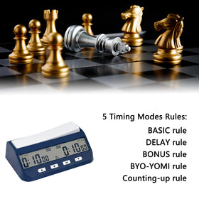 MOSTRUST clock with modes like bonus and delay for precise pacing.