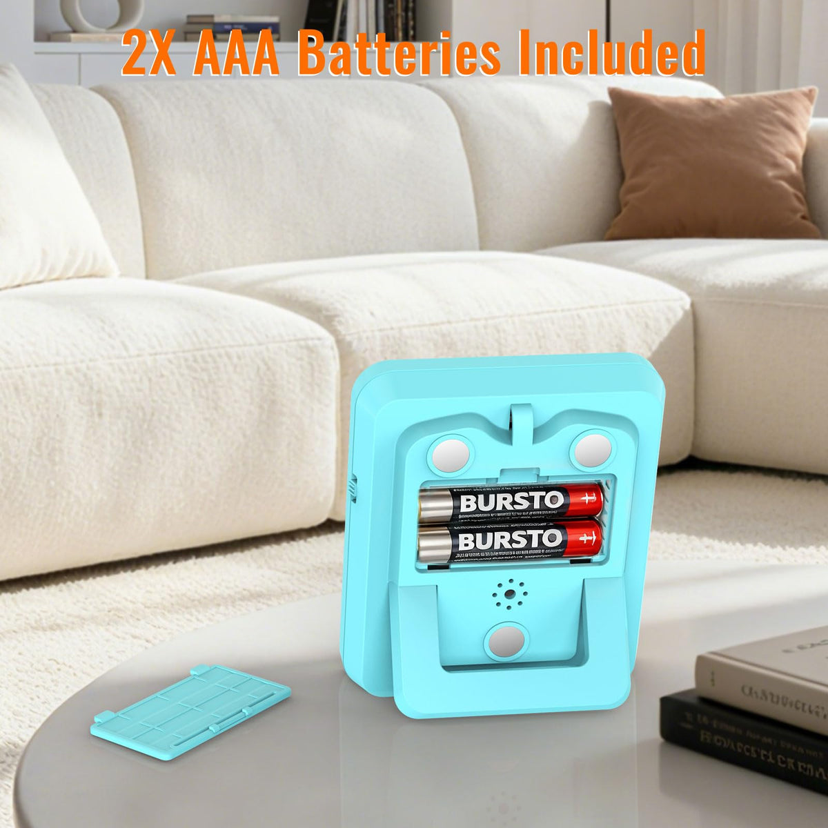 MOSTRUST Digital Dual Timer alarm light signaling time's up.