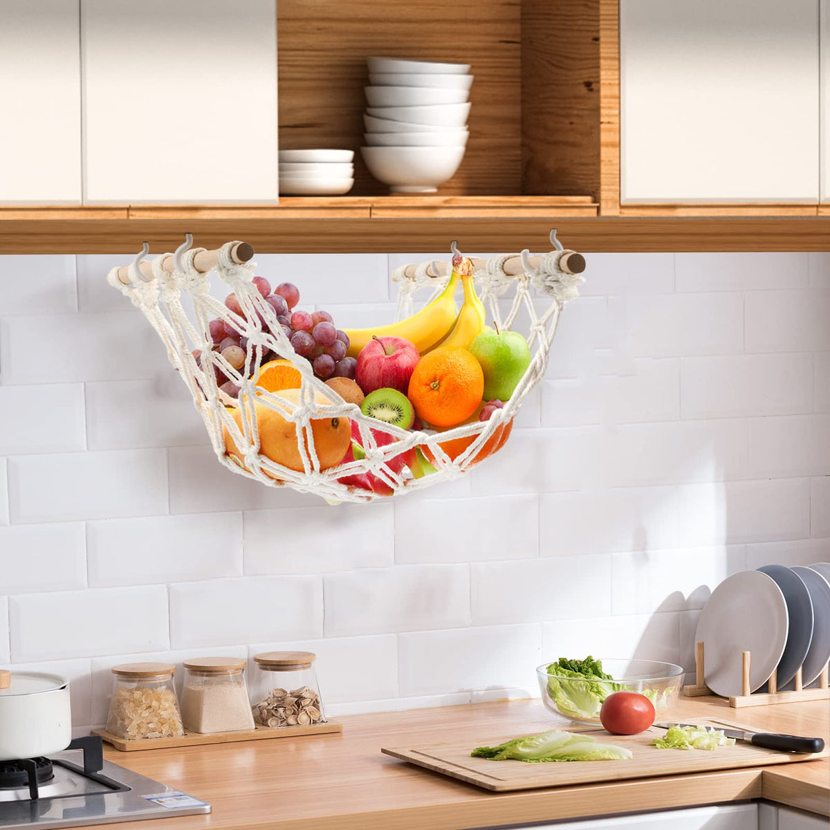 Pure cotton Motarna material supports fresh produce while remaining lightweight.