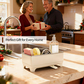 MOUKABAL modern kitchen organizer adds style while reducing clutter.