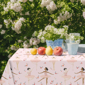 Moukeren outdoor picnic with ballet tablecloth for quick cleanup