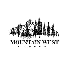Mountain West pantry setup with 64 oz jars showing stackable storage.