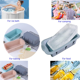 Mouwaii dishwasher-safe silicone ice mold for convenient reuse.