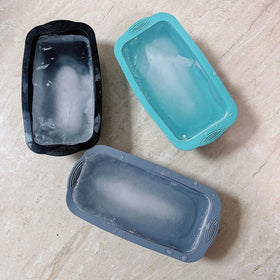 Mouwaii multi-use silicone mold for cake, food, and ice blocks.