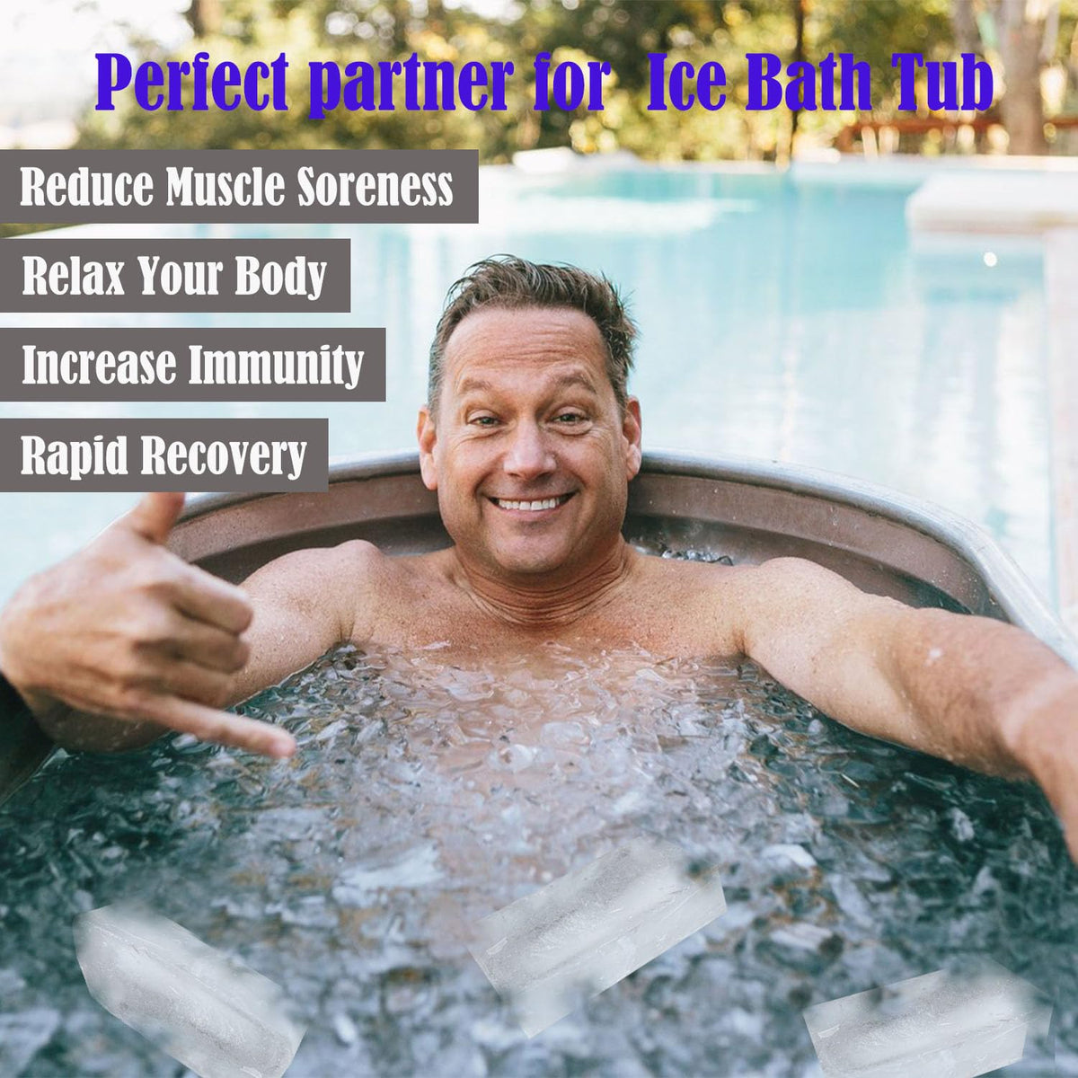 Mouwaii reinforced-sides silicone ice mold for stable, easy-release ice.