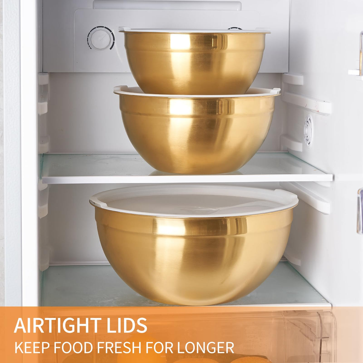 Moxinox deep basins reduce splashes while whisking or mixing
