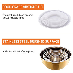 Moxinox bowls with non-slip silicone bottoms for steady prep