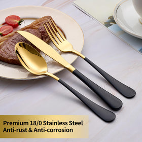 Moxinox mirror-polished silverware reflects light for an elegant table