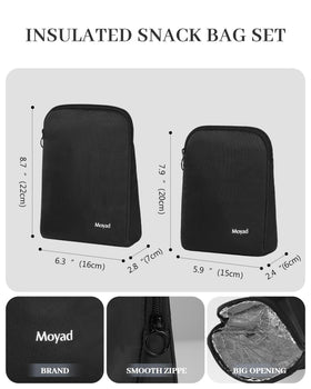 Moyad dishwasher-safe bag for quick, simple cleanup after meals.