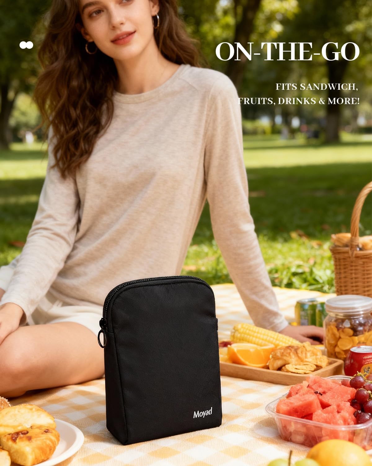 Moyad eco-friendly lunch bag helps reduce single-use plastics.