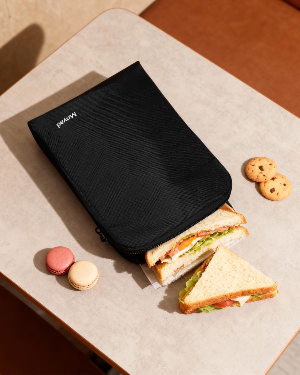 Moyad food-grade lining protects snacks while traveling and storing.