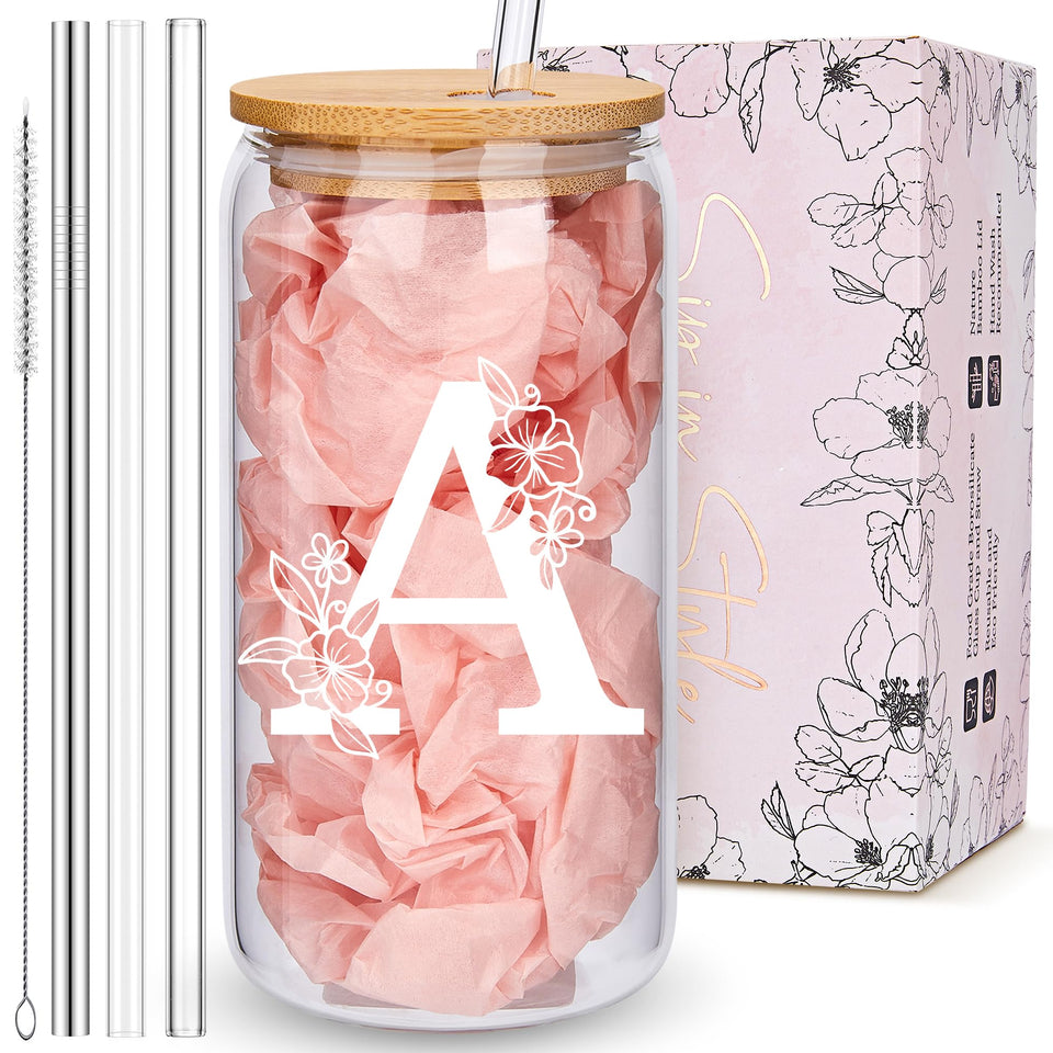 Mozaba personalized tumbler monogram close-up for a stylish gift