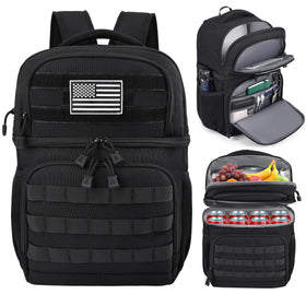 MOZETO Lunch Backpack with dual-compartment cooler for easy all-day meals and drinks
