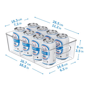 Mpotmiy pantry bin with easy-grip handles for effortless access.
