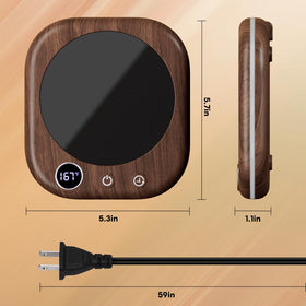 MQUPIN mug warmer complements desk decor with a sleek look.