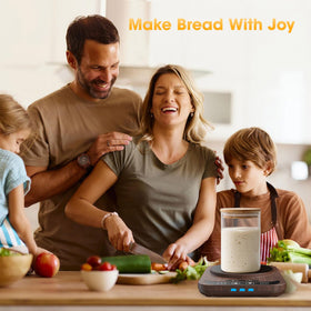MQUPIN Sourdough Warmer compact base fits standard fermentation jars.
