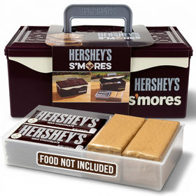 Mr. Bar-B-Q Hershey's Smores Caddy with removable tray for quick ingredient access.