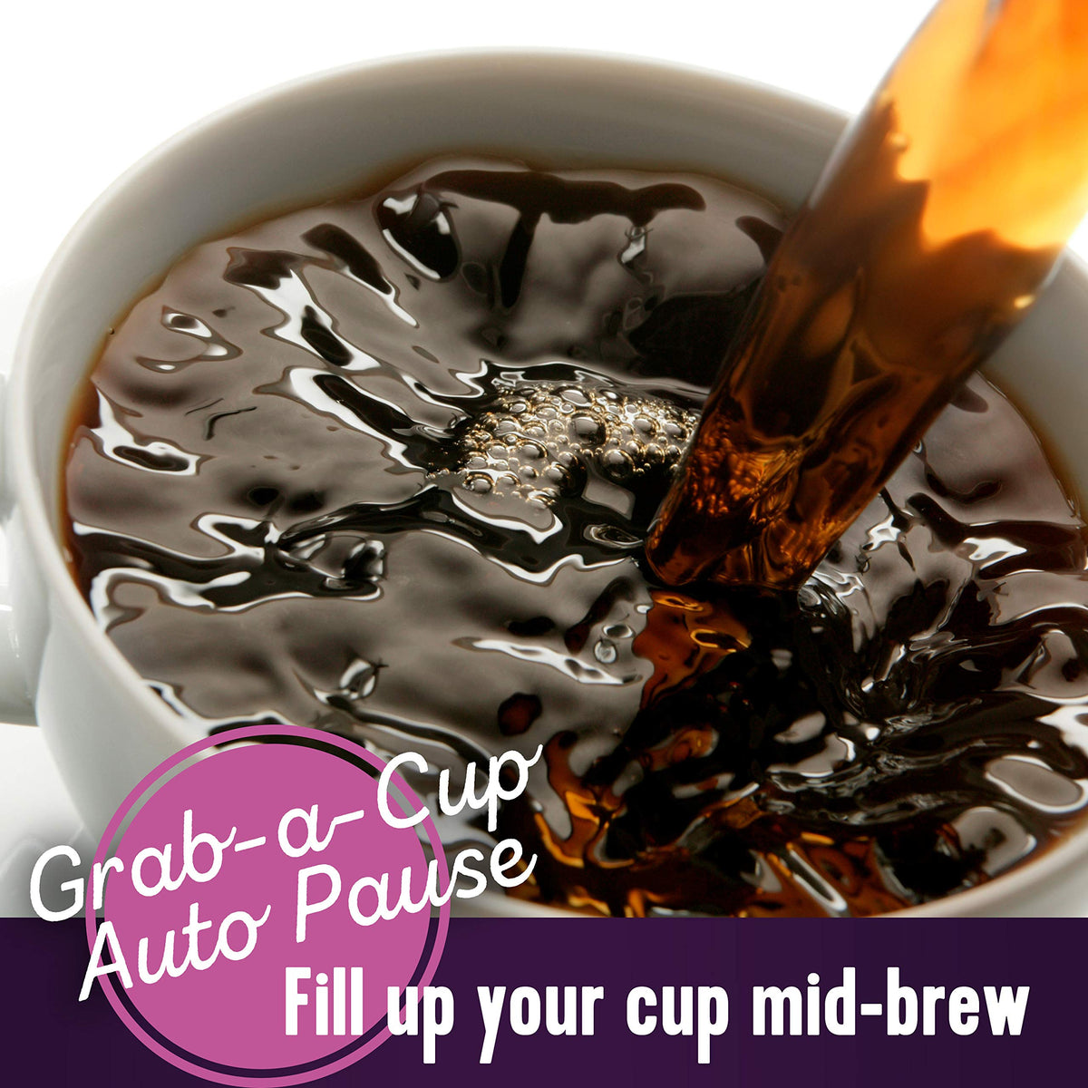 Mr. Coffee auto pause feature lets you grab a cup mid-brew
