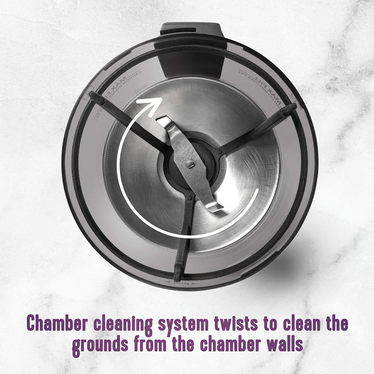 Mr Coffee grinder automatic shutoff provides hands free convenience