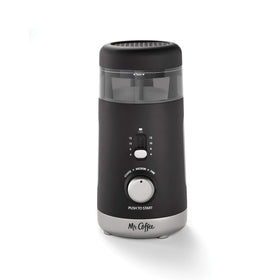 Mr Coffee Automatic Grinder with stainless steel blades for quick even grinding