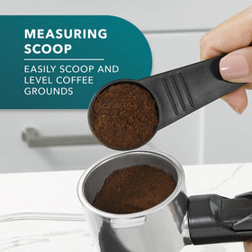 Mr. Coffee integrated frothing wand preps creamy cappuccinos and lattes at home