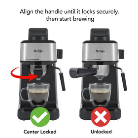 Mr. Coffee stainless steel frothing pitcher for silky steamed milk