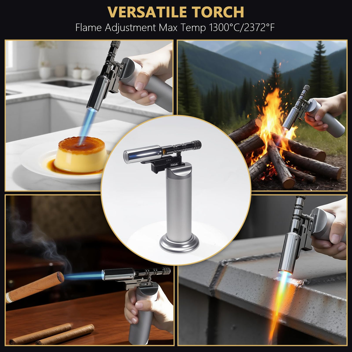 MR.COUNT torch premium-metal-sleek-design for a modern kitchen