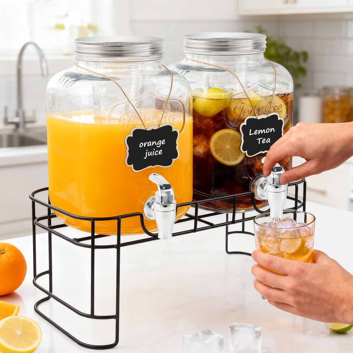 MR.KIANGCI glass jar cleans easily after use.