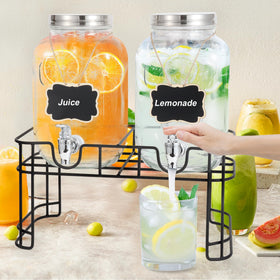 MR.KIANGCI easy-clean glass dispenser for everyday use