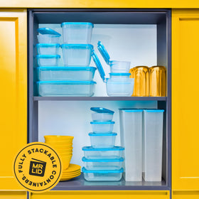 MR. LID 128 oz container with attached lid for bulk leftovers
