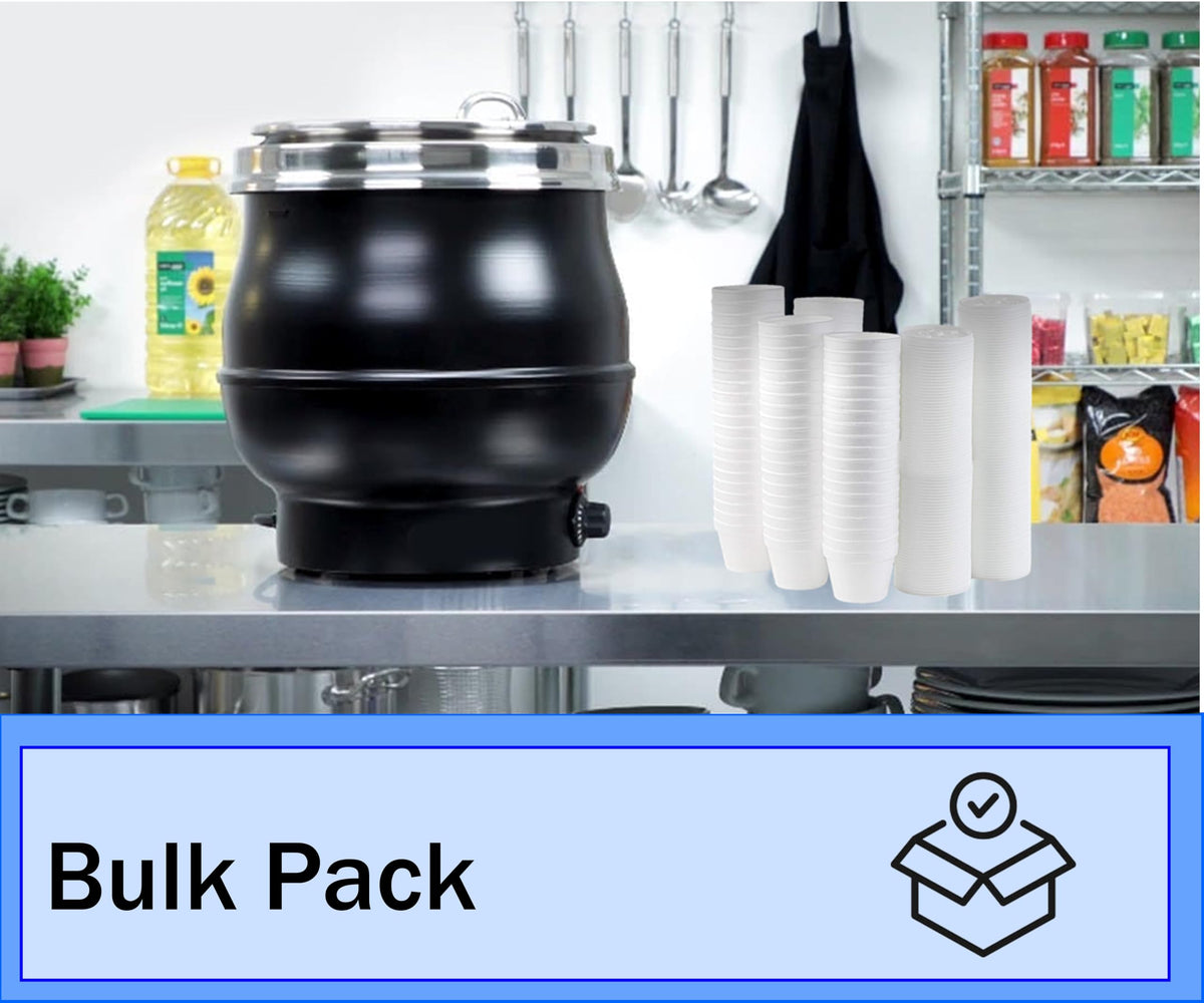 Bulk 100-count Mr Miracle foam containers for efficient takeout merchandising