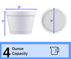 Mr Miracle insulated 4oz foam cup designed for temperature stability