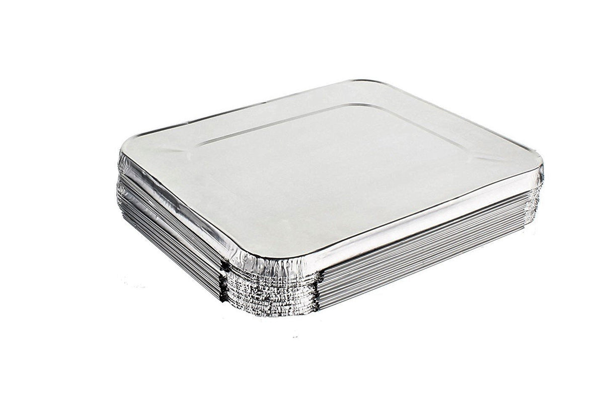 Mr Miracle foil pan lid with tight seal supports fridge storage and freshness.