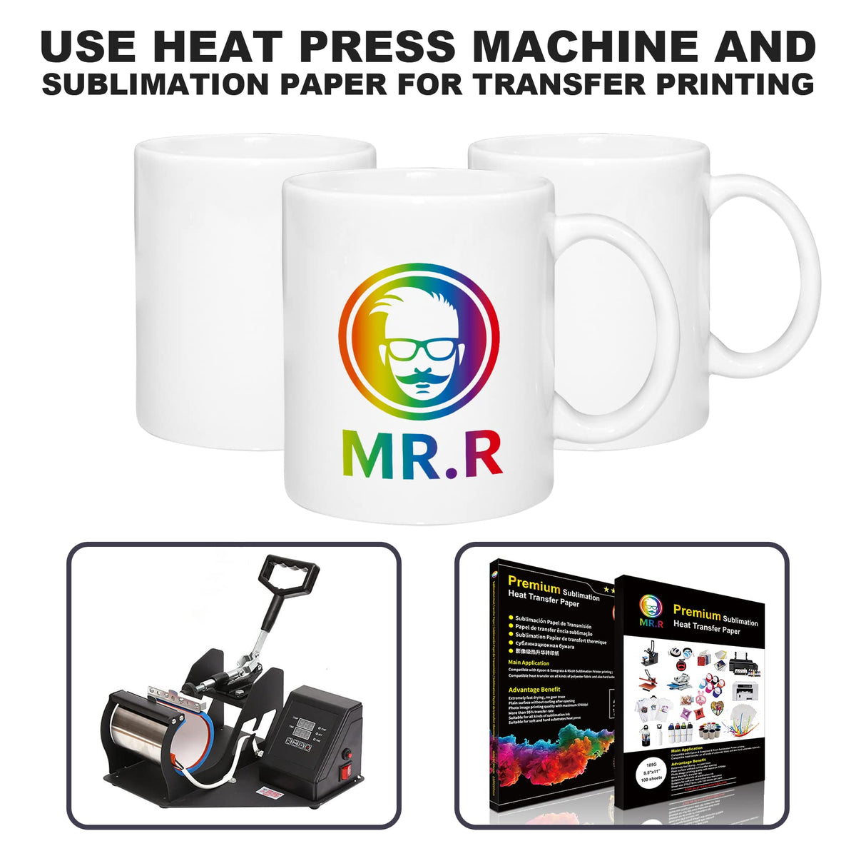 MR.R dishwasher-safe mug feature supports easy cleanup after meals