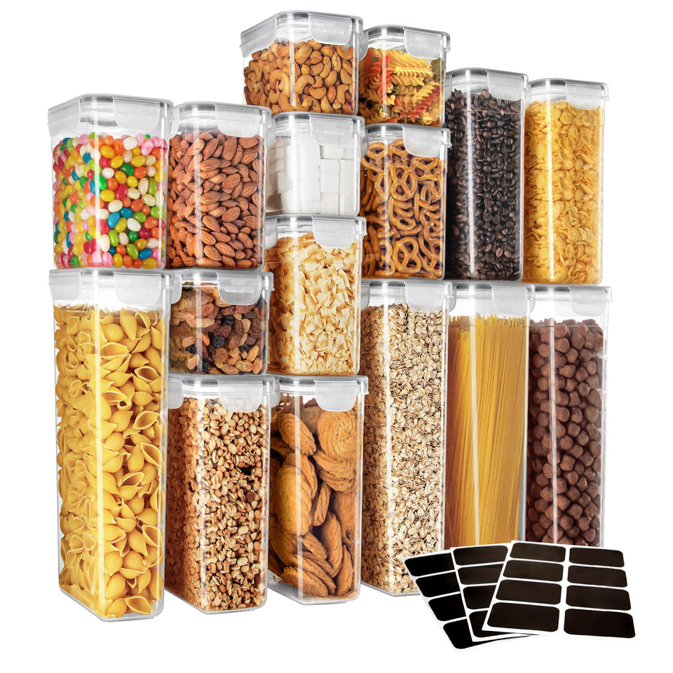 MR.SIGA airtight containers with airtight seal to help freshness and leak protection.