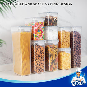 MR.SIGA kitchen pantry organization for a neat, clutter-free space.