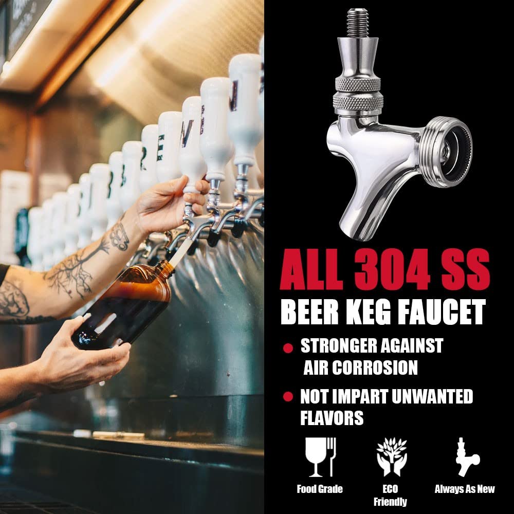 MRbrew Draft Keg Tap sealing gasket close-up for leak-free performance