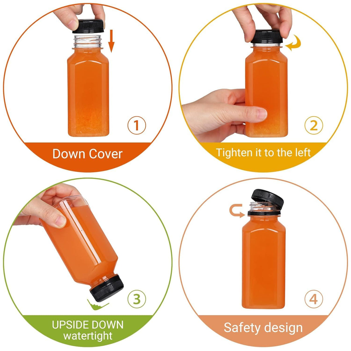 Mrhuazhai clear bottle highlights visibility of remaining liquid.