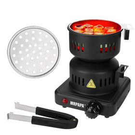 MRPAPA electric charcoal starter with full product setup for versatile indoor or outdoor use.