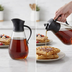 Eighteen-point-five-ounce capacity shown for family-sized breakfasts
