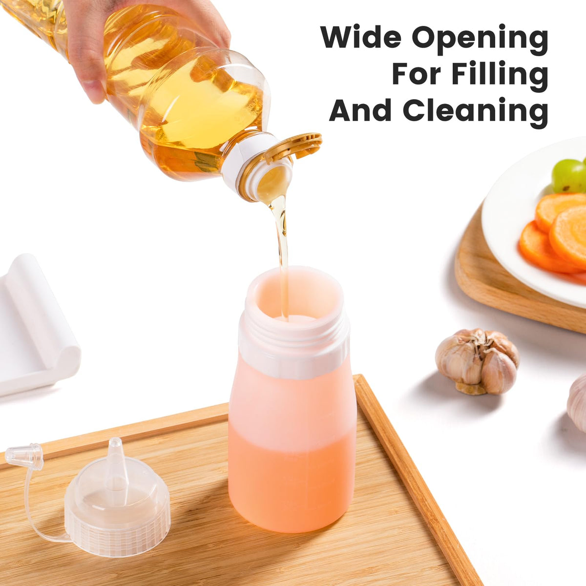 Mrsdry bottle features oz and mL measurement marks for portion control.